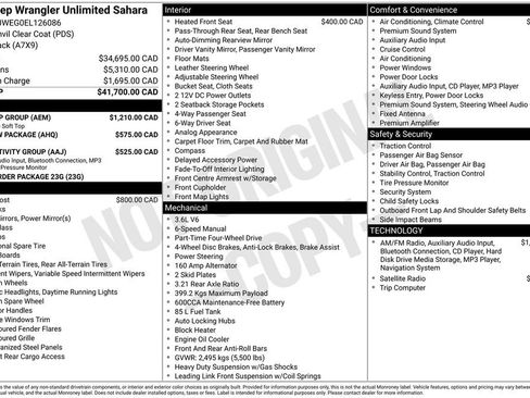 Used 2014 Jeep Wrangler Unlimited Sahara w/ Dual Top Group image 7