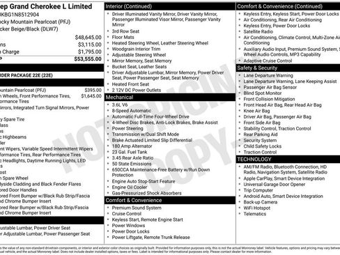 Certified 2022 Jeep Grand Cherokee L Limited image 25