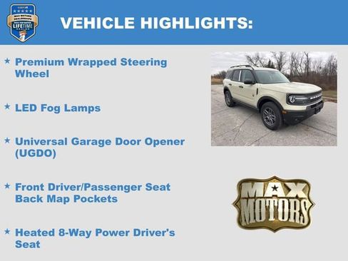 New 2025 Ford Bronco Sport Big Bend w/ Convenience Package AWD/4WD image 12