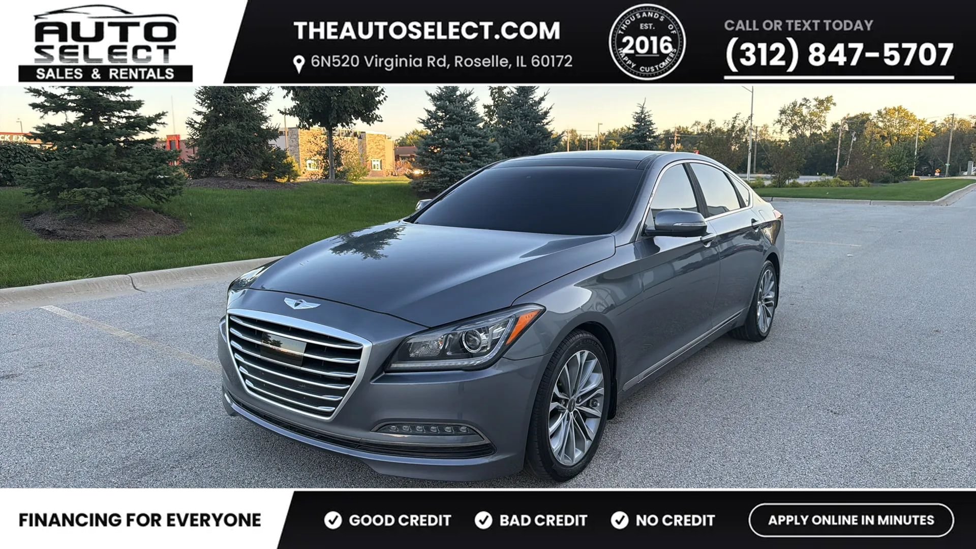 Used 2016 Hyundai Genesis 3.8 w/ Option Group 02 RWD image 1