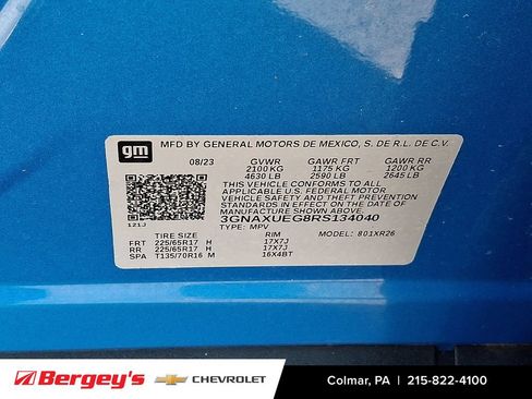 Certified 2024 Chevrolet Equinox LT AWD/4WD image 28