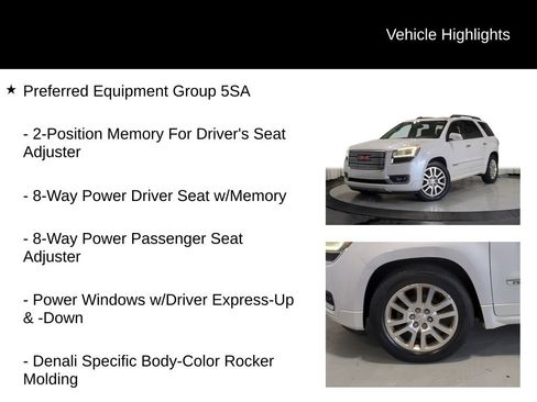Used 2016 GMC Acadia Denali AWD/4WD image 7