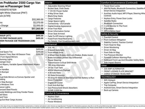 New 2026 RAM ProMaster 2500 w/ Upfitter's Prep Package image 2