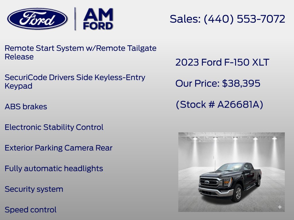 Used 2023 Ford F150 XLT w/ Equipment Group 302A High AWD/4WD image 33