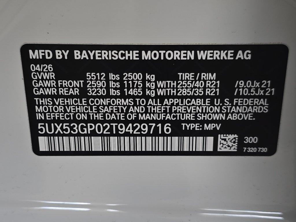 Used 2026 BMW X3 xDrive30i w/ M Sport Package AWD/4WD image 34