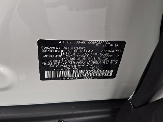 New 2026 Subaru Outback Premium AWD/4WD image 19
