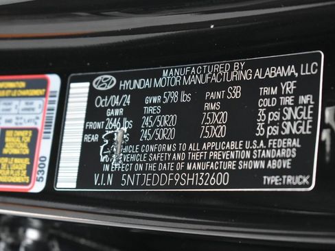 Used 2025 Hyundai Santa Cruz Limited AWD/4WD image 46
