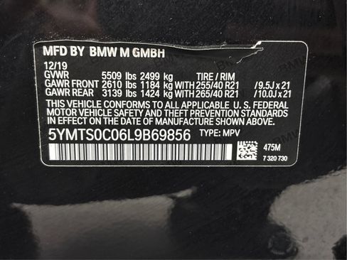 Used 2020 BMW X3 M w/ Executive Package AWD/4WD image 28