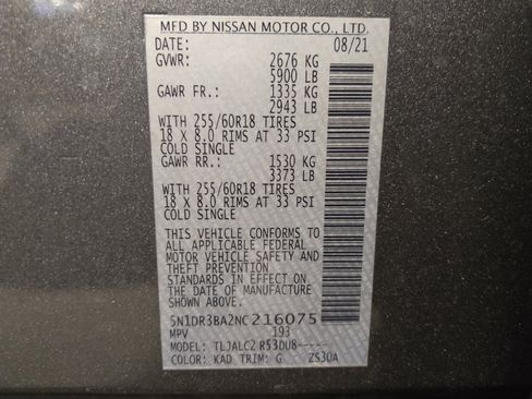 Used 2022 Nissan Pathfinder SV FWD image 33