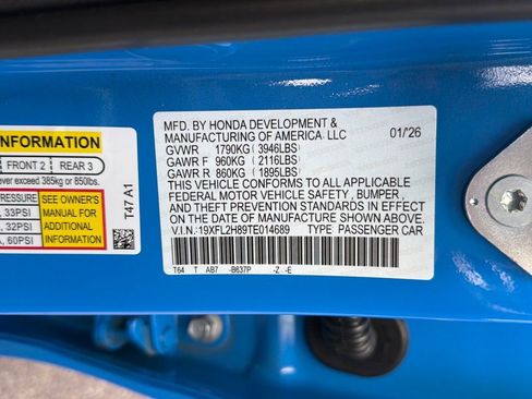 New 2026 Honda Civic Sport image 30