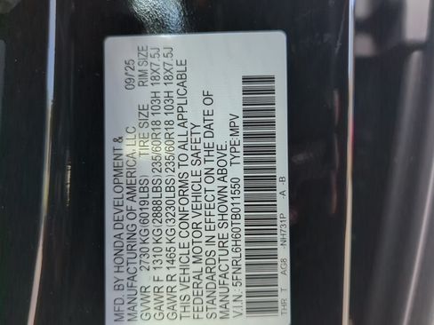 Certified 2026 Honda Odyssey EX-L image 27