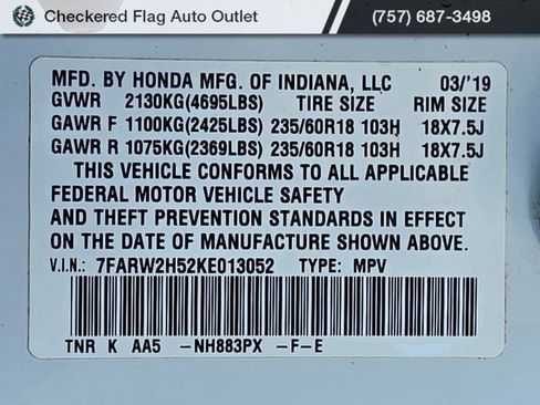 Used 2019 Honda CR-V EX image 51