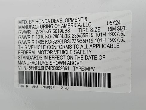 Certified 2024 Honda Odyssey Sport image 37