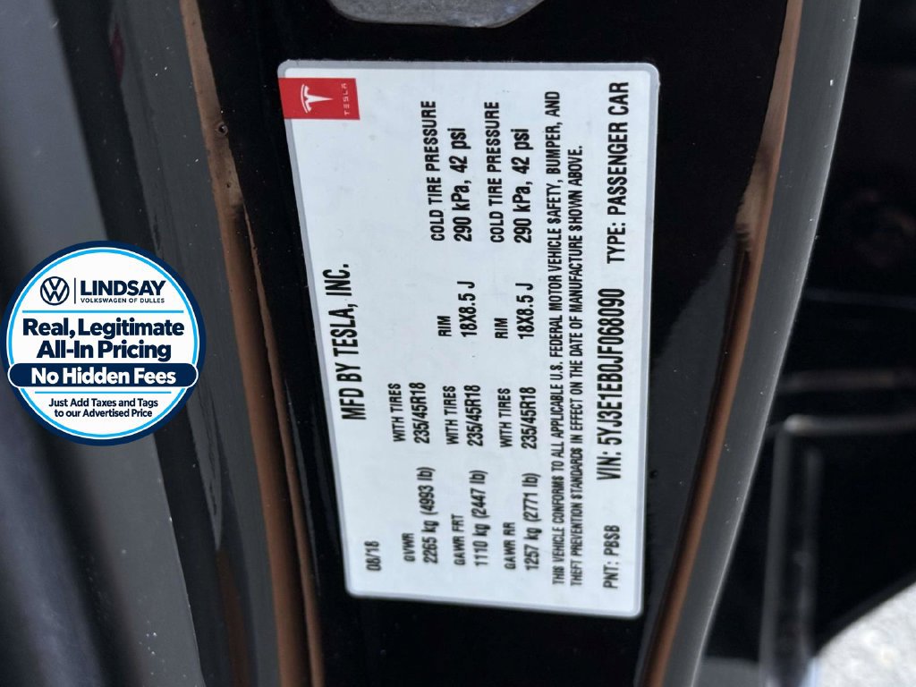 Used 2018 Tesla Model 3 Long Range AWD/4WD image 30