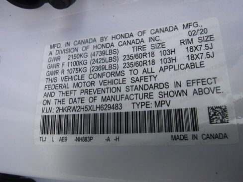 Used 2020 Honda CR-V EX image 43