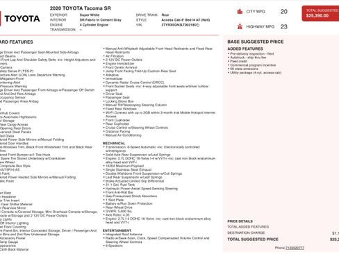 Used 2020 Toyota Tacoma SR image 4