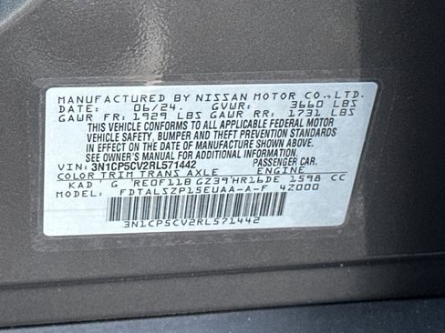 Used 2024 Nissan Kicks SV image 32