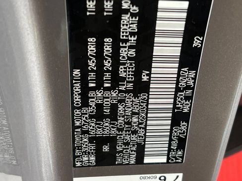 Certified 2025 Toyota Land Cruiser 1958 AWD/4WD image 23