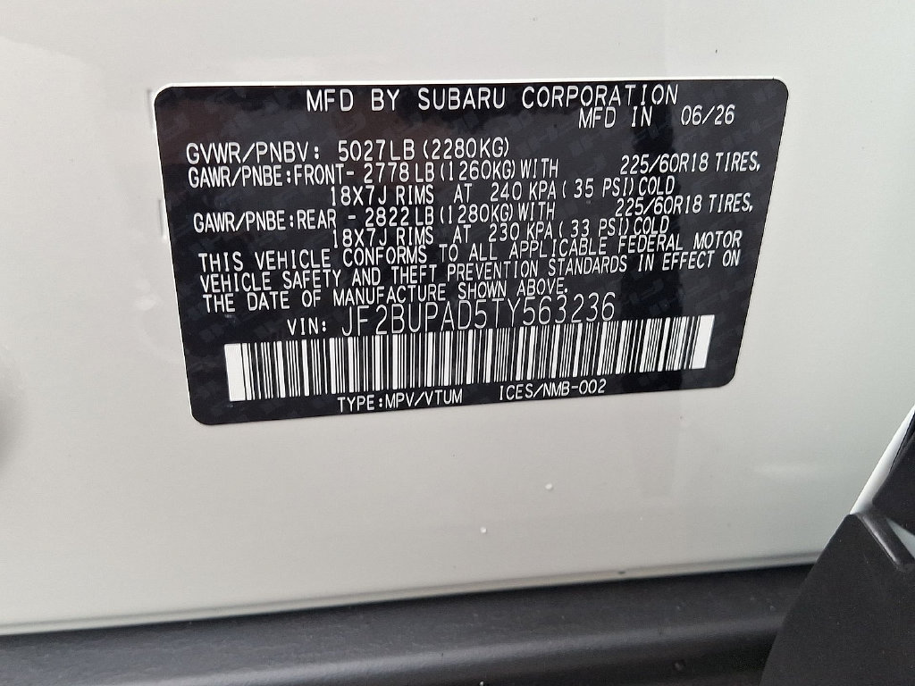 New 2026 Subaru Outback Premium AWD/4WD image 18