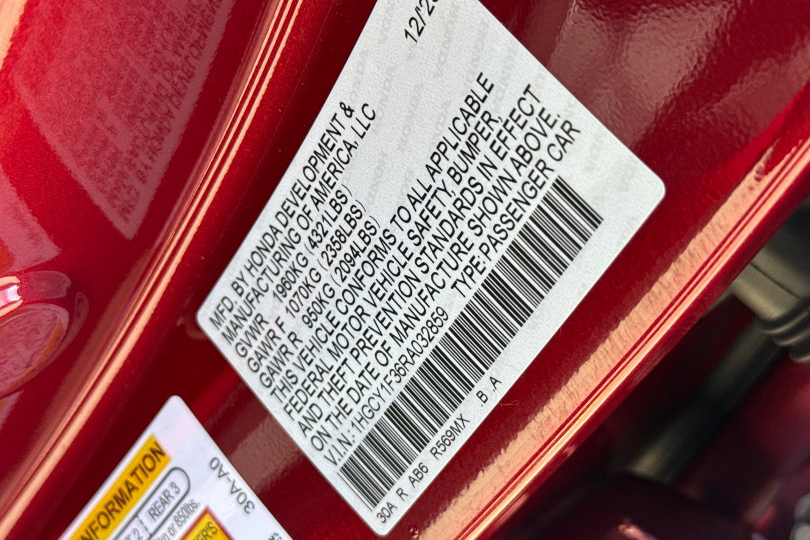 Certified 2024 Honda Accord EX image 27