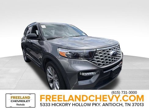 Used 2021 Ford Explorer Platinum w/ Premium Technology Package RWD image 1