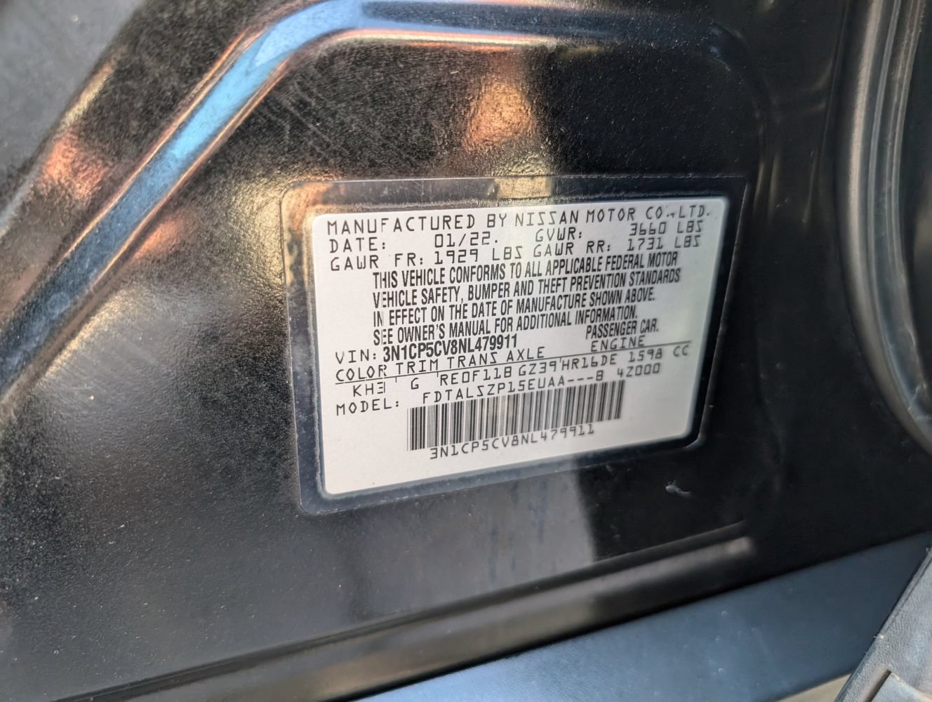 Used 2022 Nissan Kicks SV FWD image 25