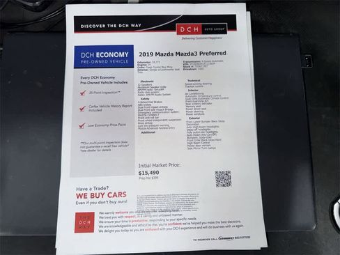 Used 2019 MAZDA MAZDA3 w/Preferred Pkg image 13