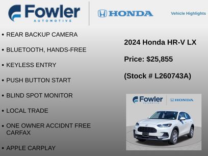 Used 2024 Honda HR-V LX