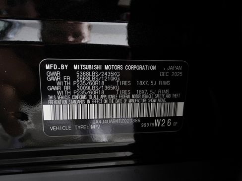 New 2026 Mitsubishi Outlander ES image 15