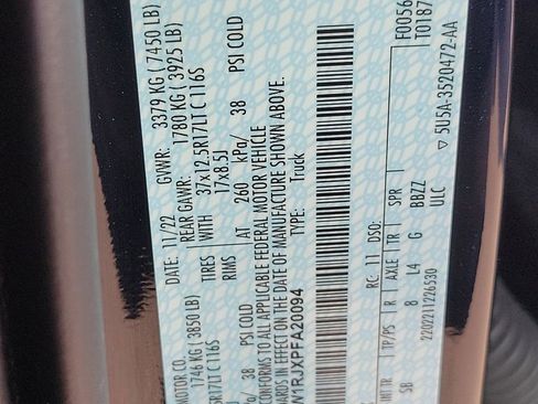 Used 2023 Ford F150 Raptor w/ Equipment Group 802A Raptor R image 32