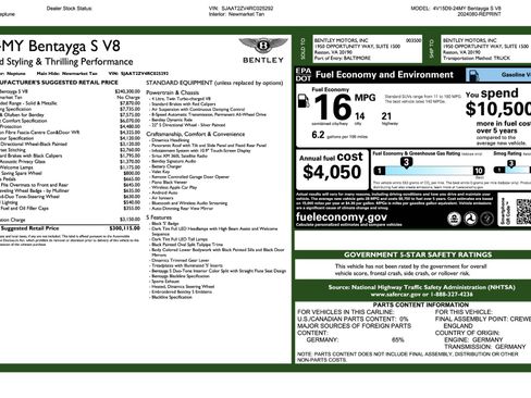 Certified 2024 Bentley Bentayga image 33