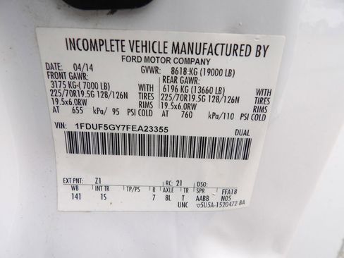 Used 2015 Ford F550 2WD Regular Cab Super Duty w/ Power Equipment Group image 65