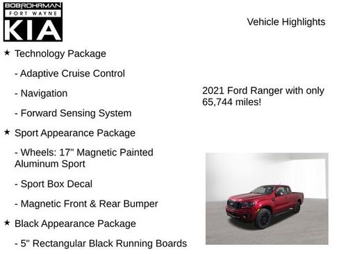 Used 2021 Ford Ranger XLT w/ Equipment Group 301A Mid image 8