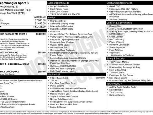 Used 2019 Jeep Wrangler Sport image 6