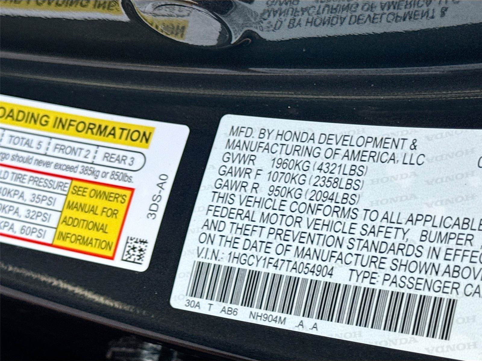 New 2026 Honda Accord SE image 23
