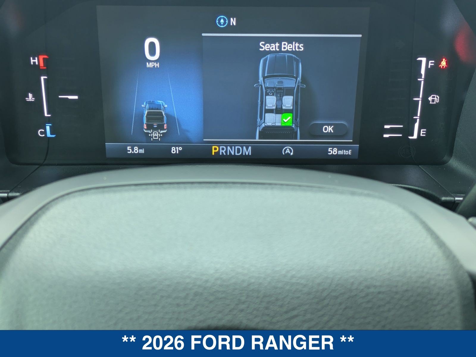 New 2026 Ford Ranger XLT w/ Black Appearance Package RWD image 29