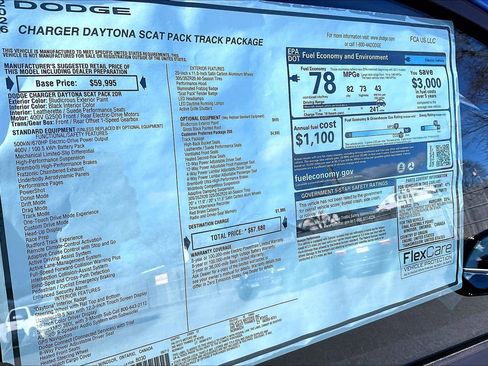 New 2026 Dodge Charger Scat Pack w/ Track Package image 14