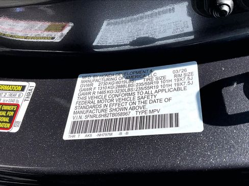 New 2026 Honda Odyssey Touring image 22