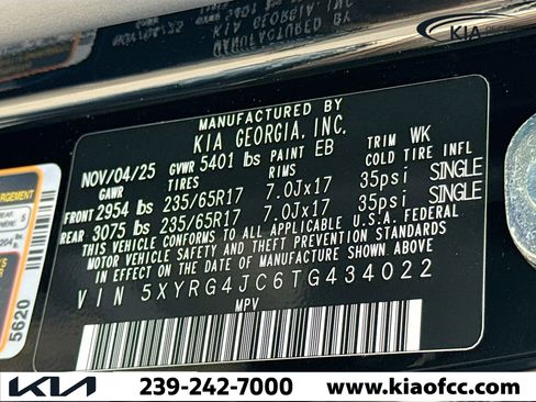 New 2026 Kia Sorento LX image 40