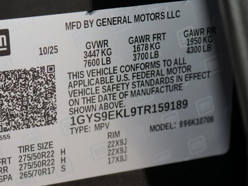 Certified 2026 Cadillac Escalade Sport AWD/4WD image 28