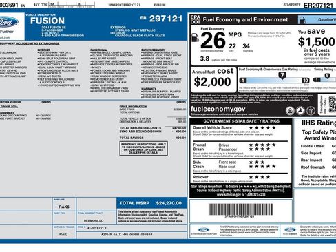 Used 2014 Ford Fusion SE FWD image 10