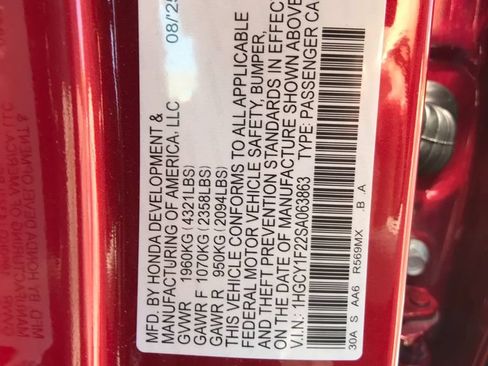 Certified 2025 Honda Accord LX image 16