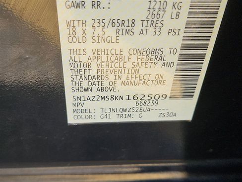 Used 2019 Nissan Murano SV image 7