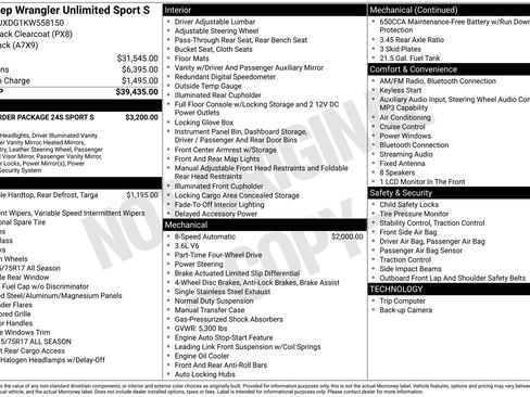 Used 2019 Jeep Wrangler Unlimited Sport S image 6