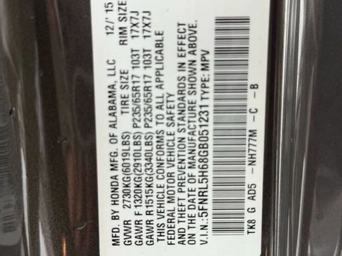 Used 2016 Honda Odyssey EX-L image 16