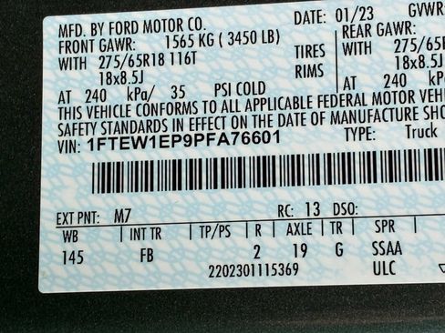 Certified 2023 Ford F150 XLT w/ Equipment Group 302A High AWD/4WD image 61