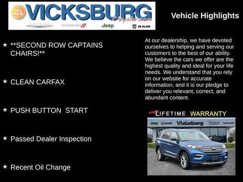 Used 2022 Ford Explorer Limited w/ Equipment Group 301A image 13