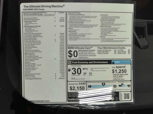 New 2025 BMW 230i Coupe image 16