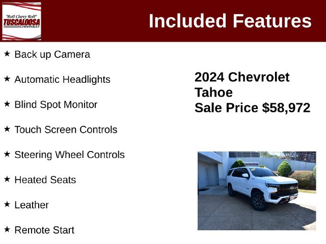 Used 2024 Chevrolet Tahoe Z71 w/ Luxury Package AWD/4WD image 6