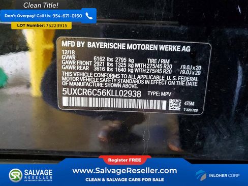 Used 2019 BMW X5 xDrive40i w/ Convenience Package AWD/4WD image 16